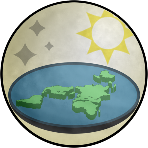 Flat Earth, Erde, flach, Logo